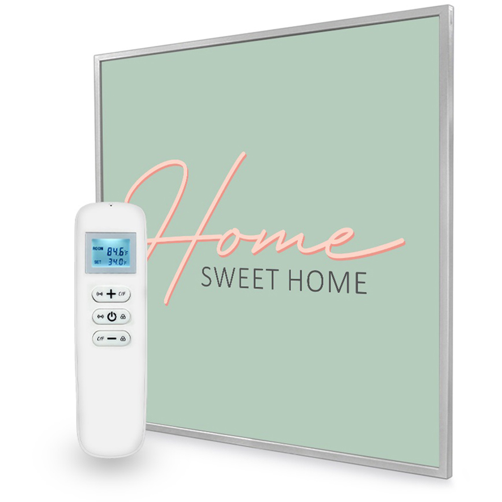 Mirrorstone Nexus Home Sweet Home Quote Wi-Fi Infrared Heating Panel 350W 595 x 595mm Image 2