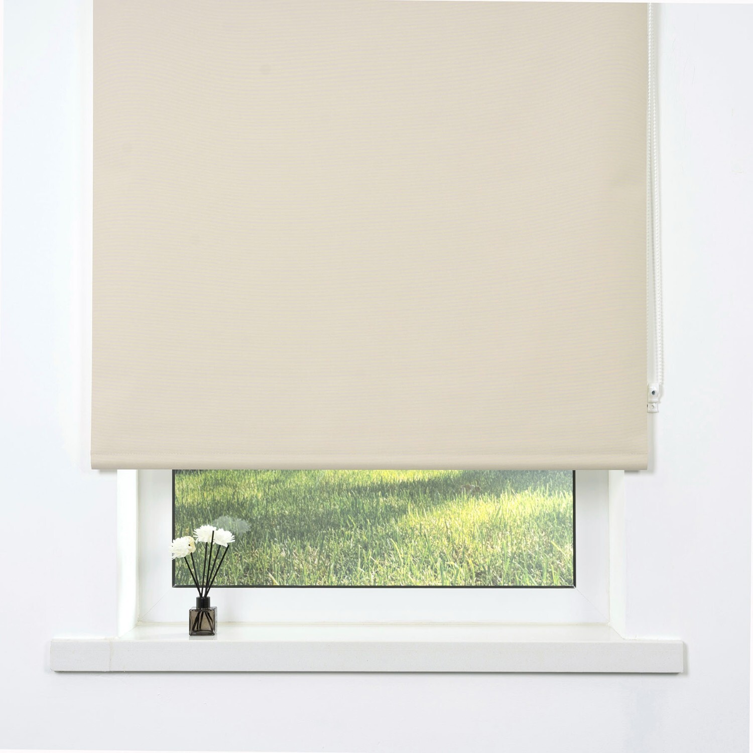 Plain Blackout Blinds Oat 180cm Image 2