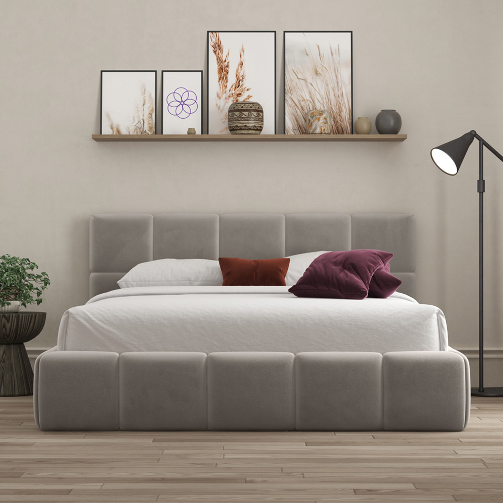 DS Living Ovella Small Double Pebble Cubed Ottoman Bed Image 4
