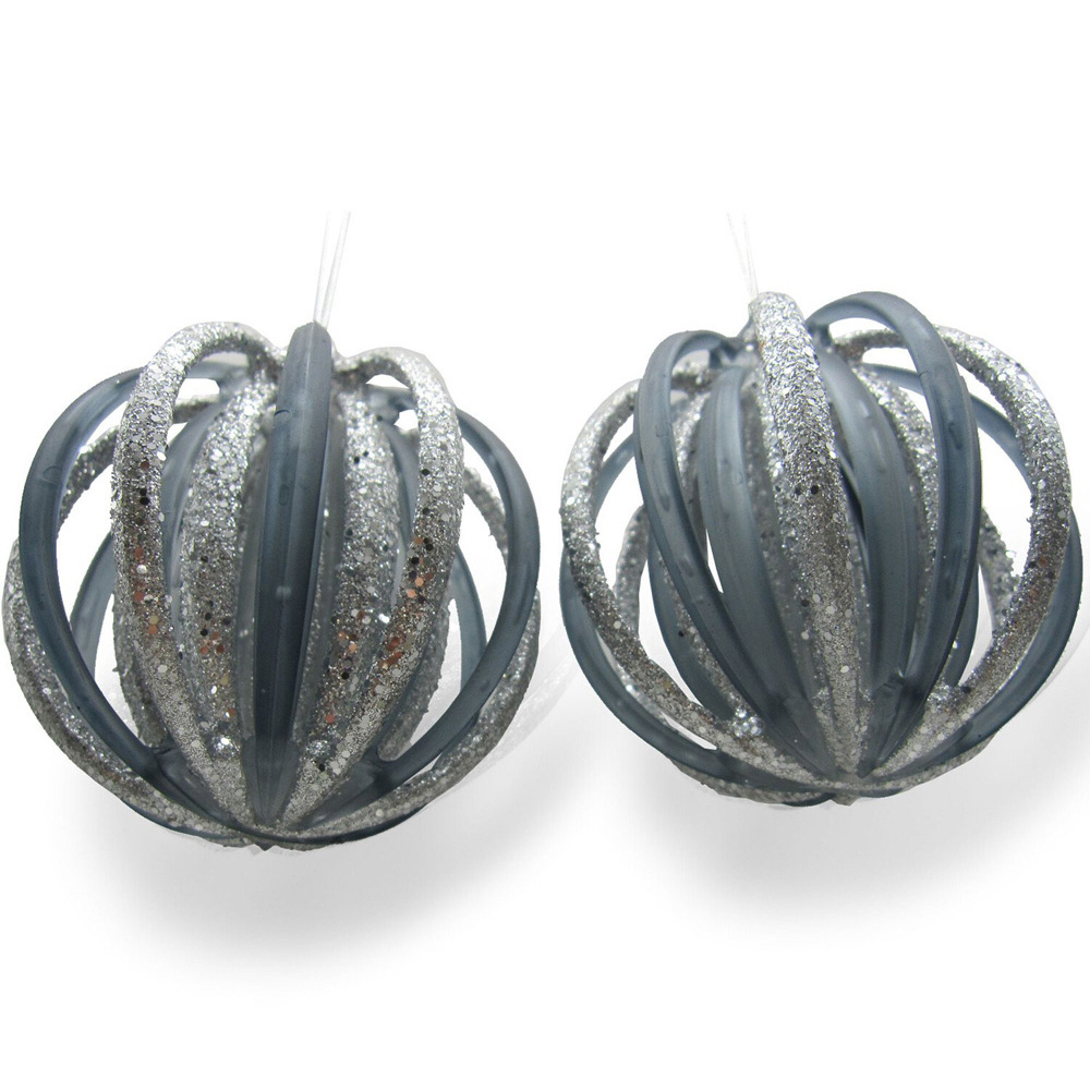 Two Tone Blue Bauble Image 5