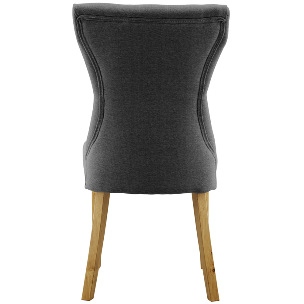 Naples Set of 2 Grey Dining Chair Image 5
