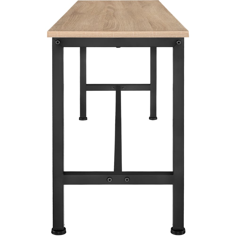 tectake Fairfield Set of 2 Light Wood Oak Sonoma Bench Image 5