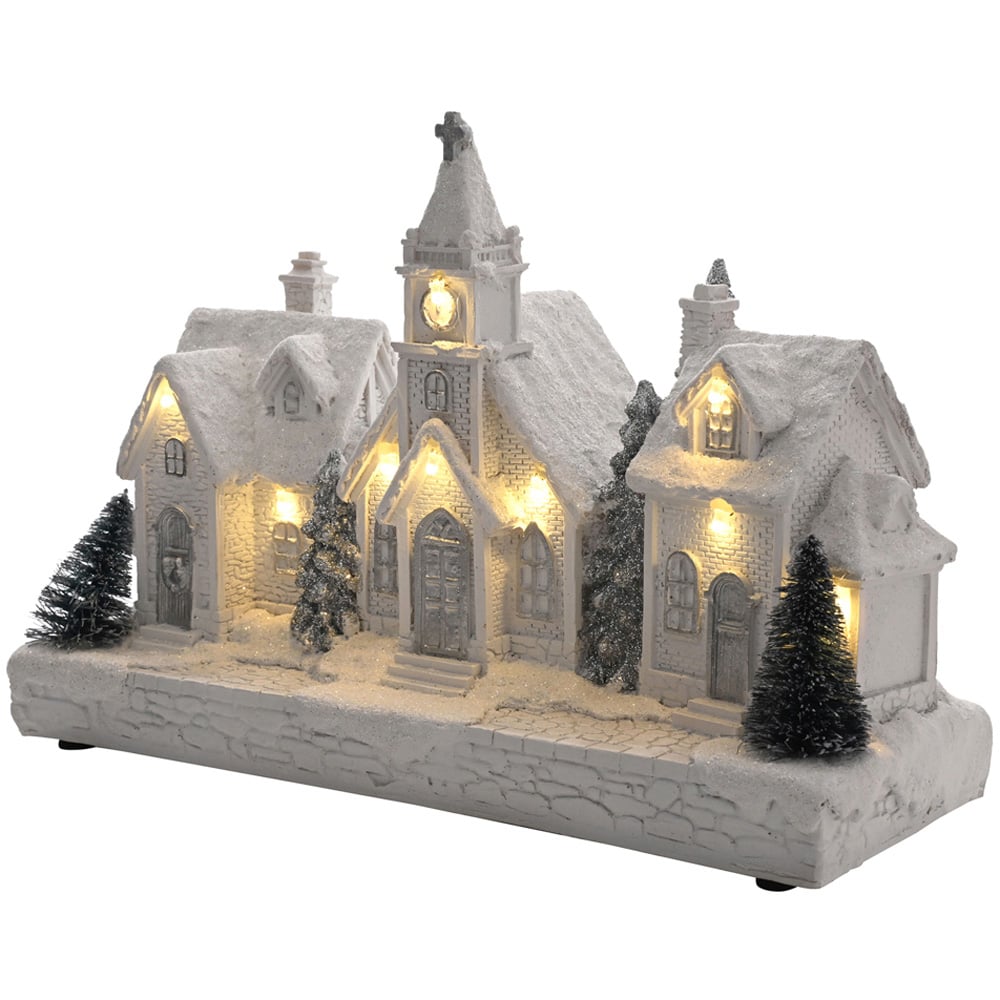 The Seasonal Gift Co. LED Moving Train Village Scene Christmas Decoration Image 4