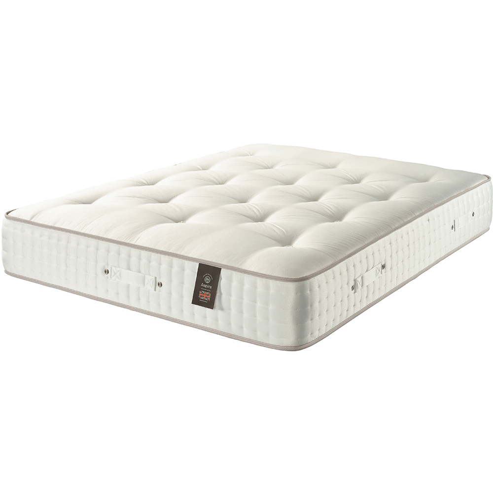 Aspire King Size Natural Medium Firm Pocket Mattress Image 1