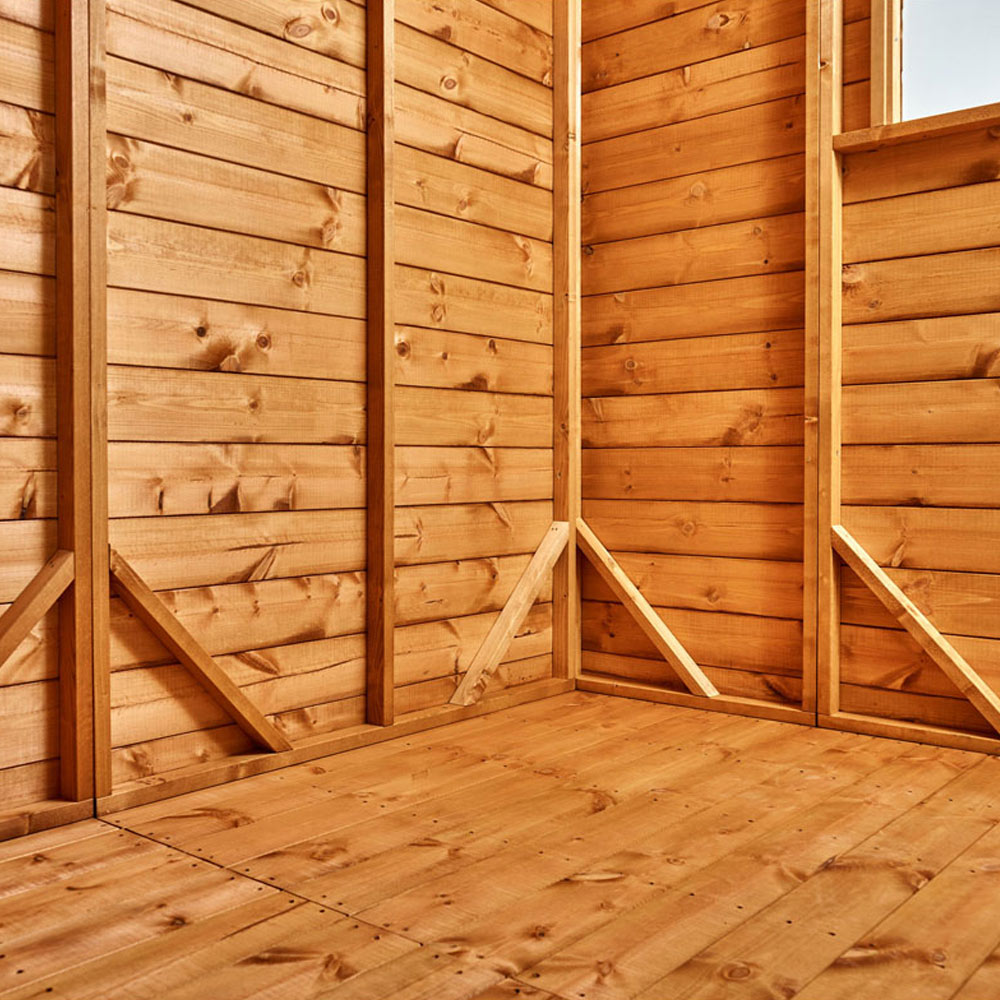 Power Sheds 8 x 8ft Double Door Apex Traditional Summerhouse Image 6