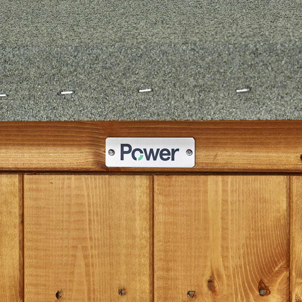 Power Sheds 4 x 6ft Double Door Pent Potting Shed Image 3