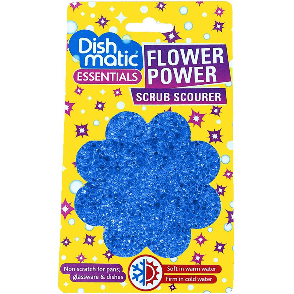 Dishmatic Essentials Flower Power Scrub Image 2