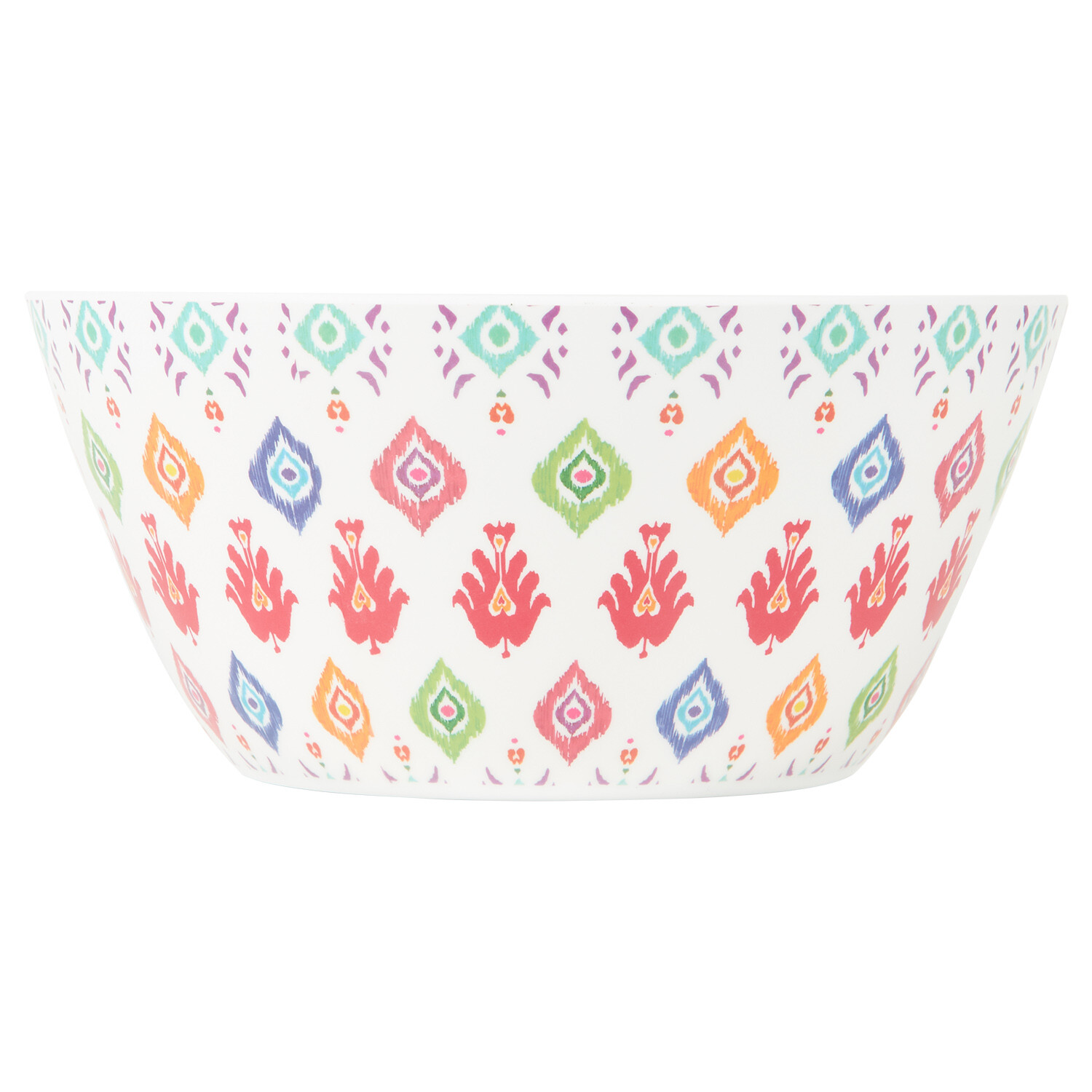 Sahara Brights Melamine Bowl - White / Serving Bowl Image 2