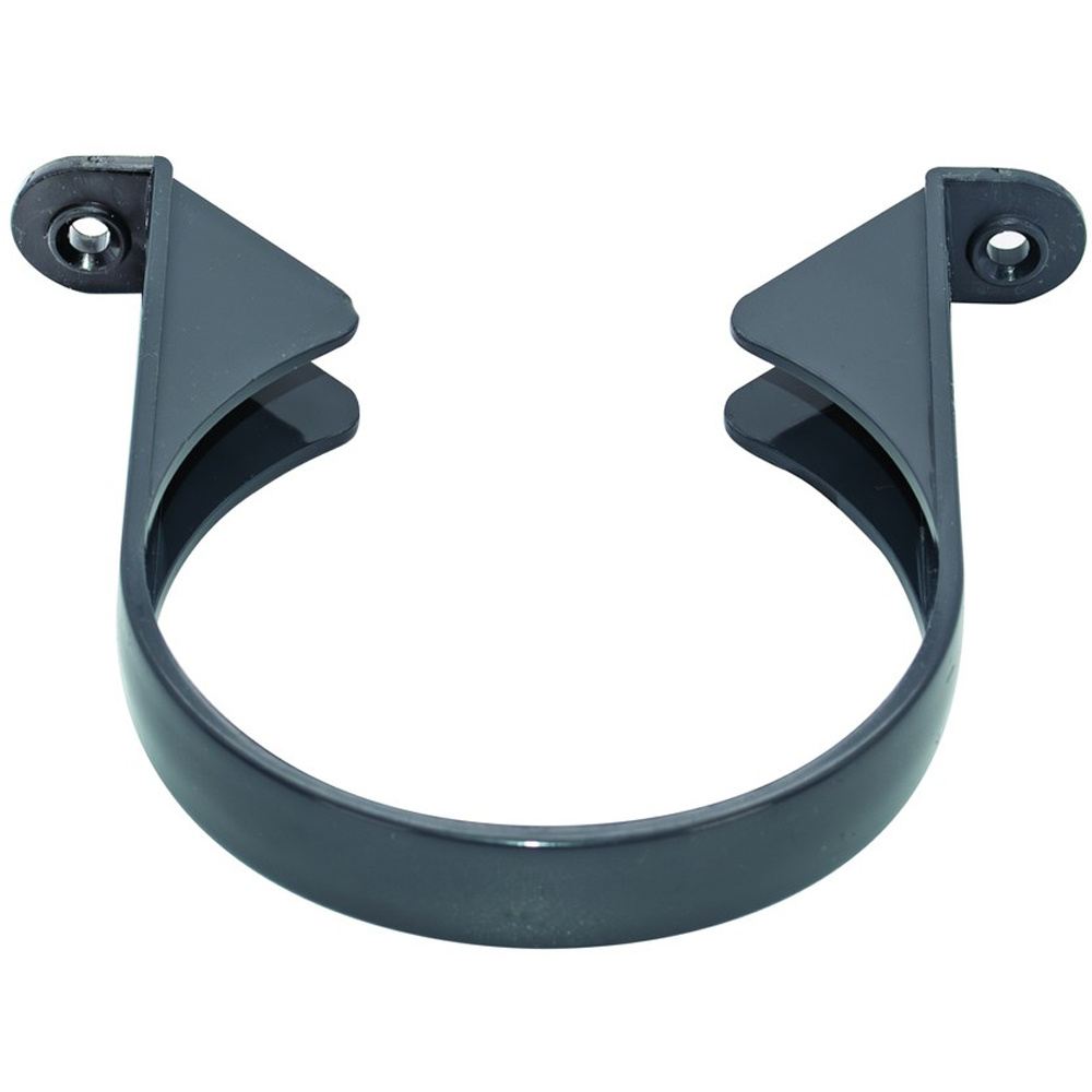 FloPlast Ring Seal Soil Pipe Clip Anthracite Grey 110mm Image 2
