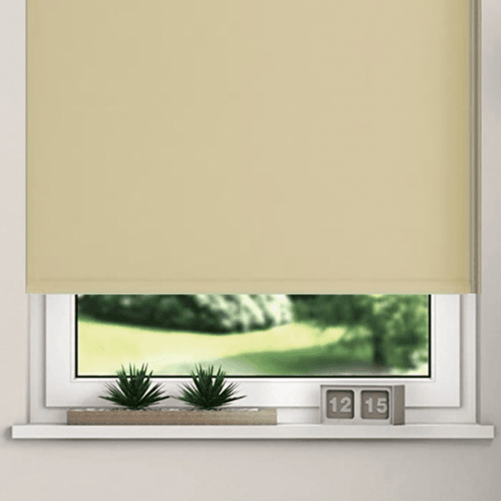 New Edge Blinds Blackout Roller Blinds Taupe 150cm Image 3