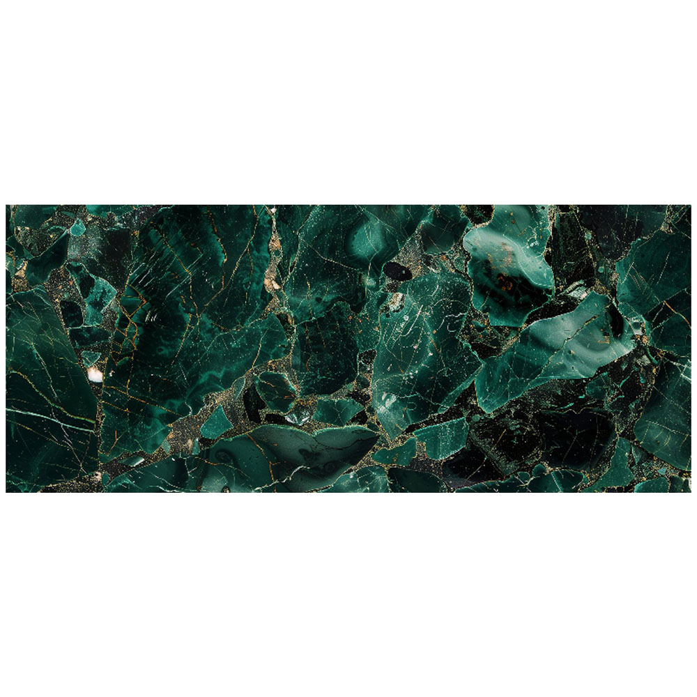 Warren Reed Designer Green Quartz Effect Bathroom Splashback 25 x 60cm Image 2