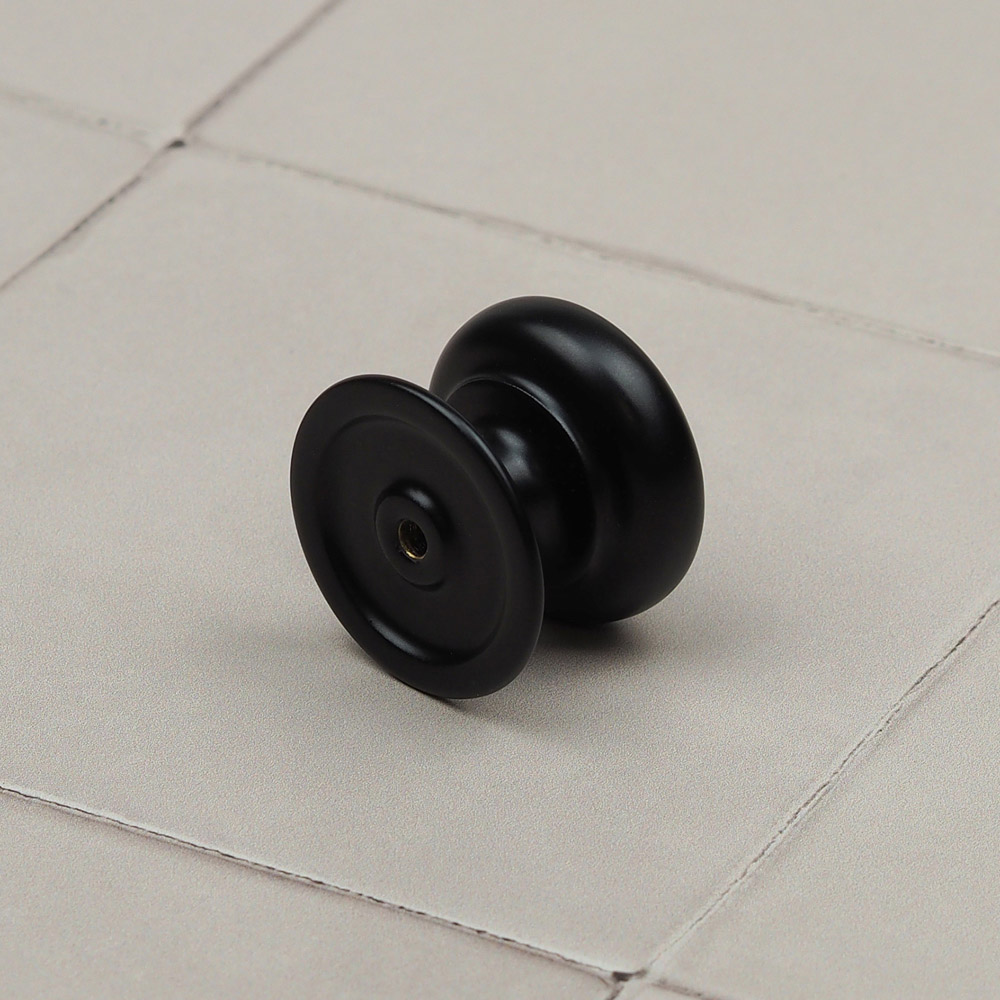 Handle & Home Matt Black Knob 32mm Image 4