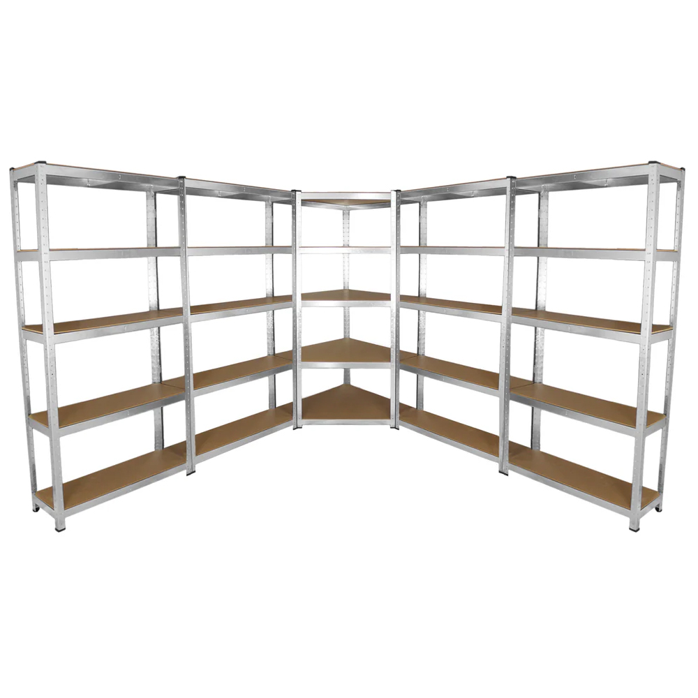 Monster Shop Galwix Corner Shelving and 4 Garage Racking Bundle 90cm Image 1