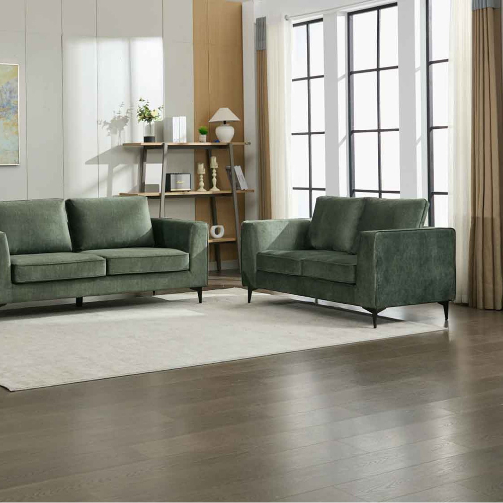 Brooklyn 2 Seater Moss Green Sofa Image 5