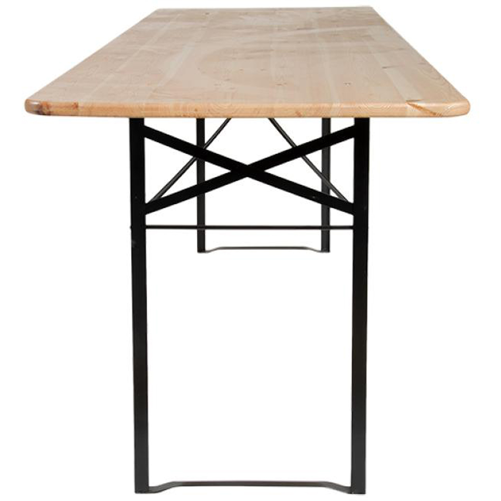 Fallen Fruits Black Folding Garden Beer Table Image 2