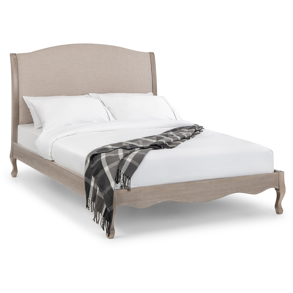 Julian Bowen Camille King Size Lime Oak Bed Image 2