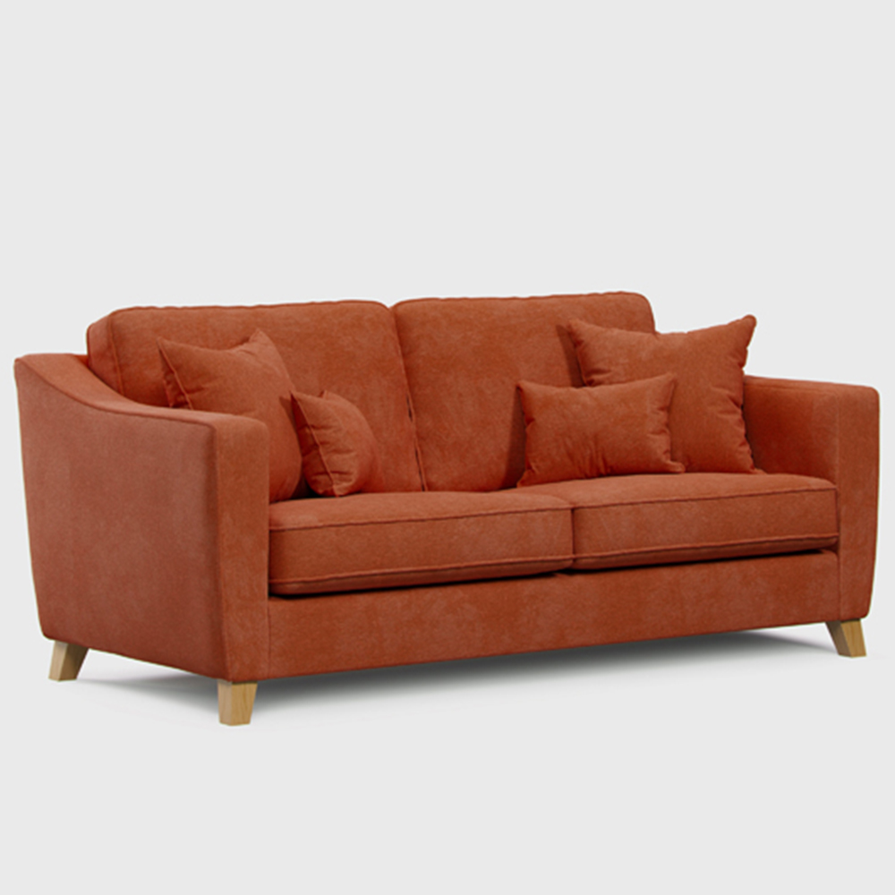 Marlon 2 Seater Medium City Terracota Sofa Image 2