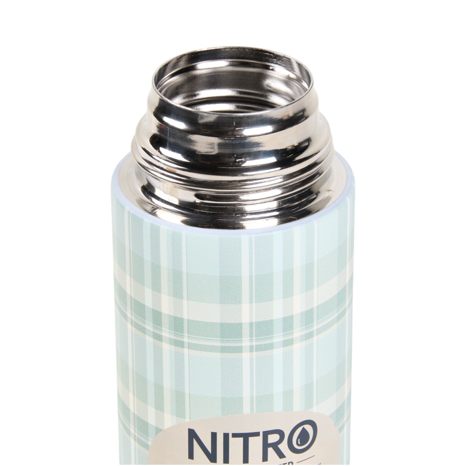Nitro Stainless Steel Retro Flask Image 4