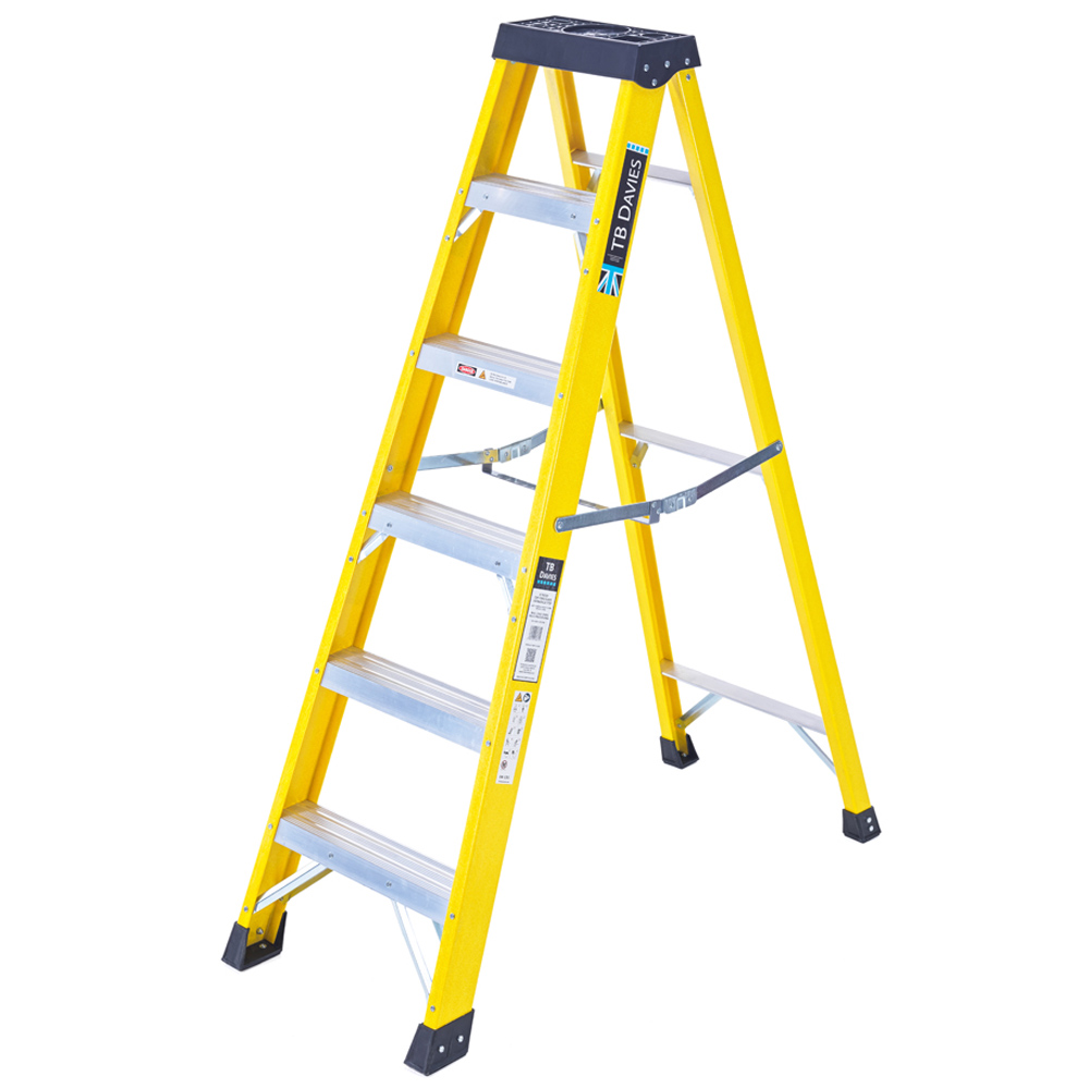 TB Davies 6 Tread GRP Step Ladder Image 1