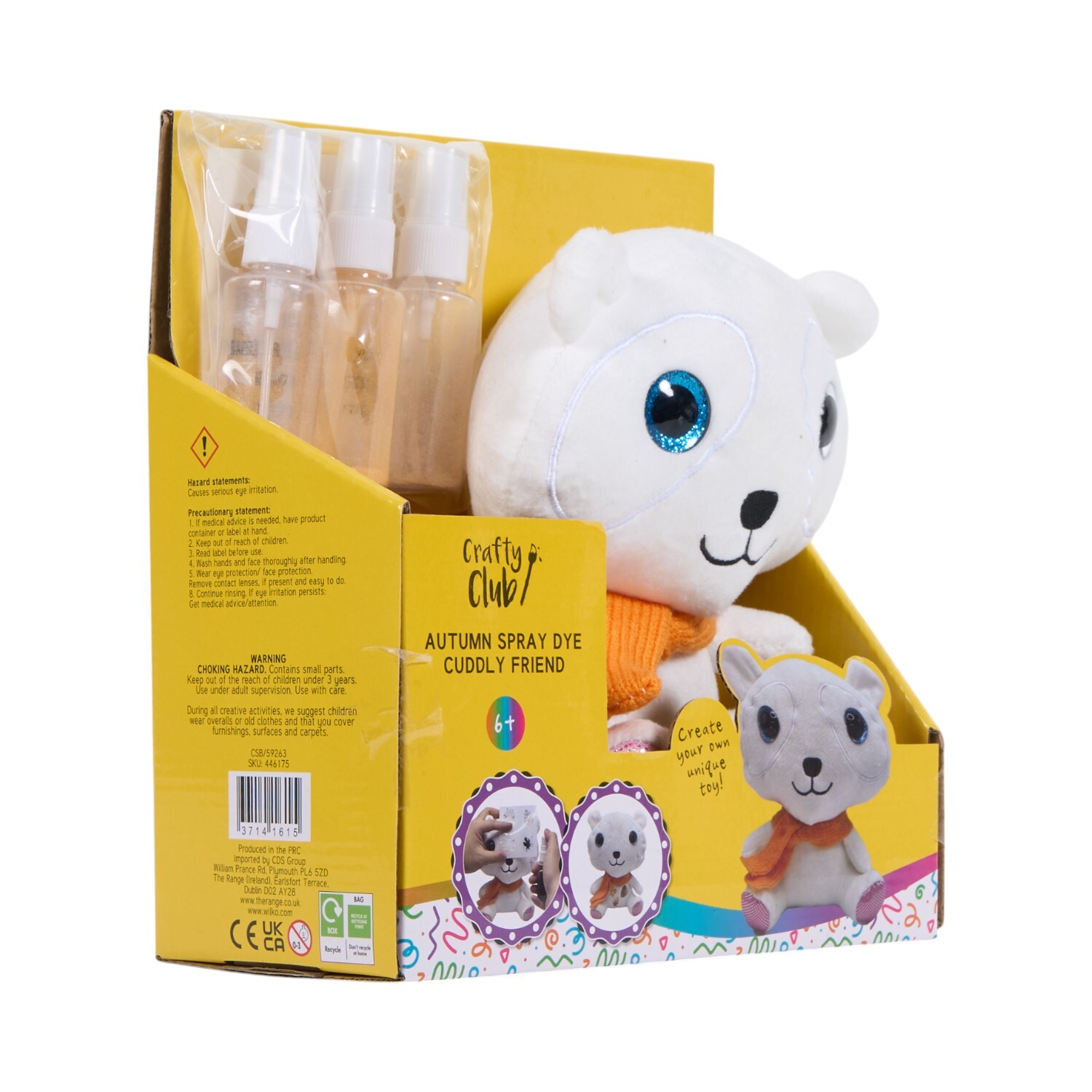 Autumn Spray Dye Cuddly Friend Kit White Image 2