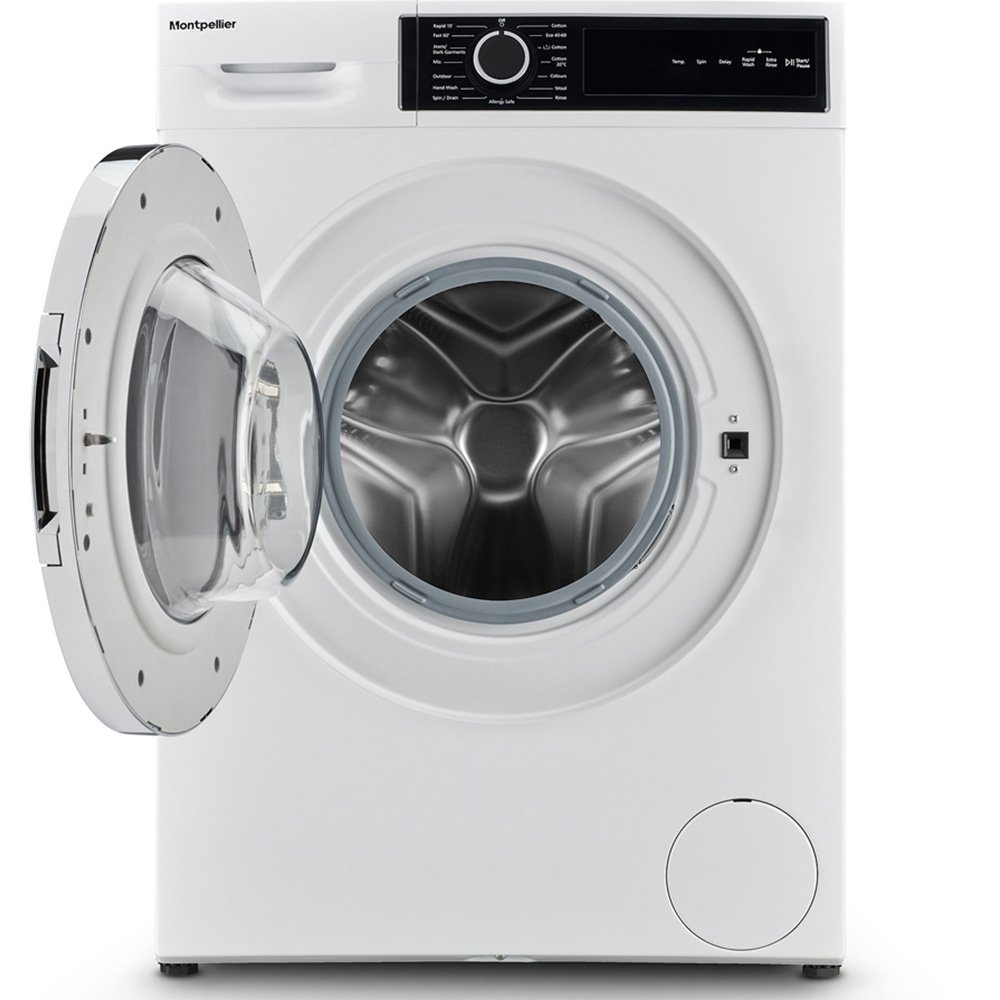 Montpellier MWM814BLW 8kg White Wide Washing Machine Image 4