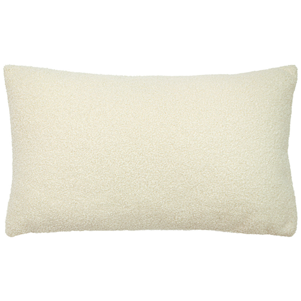 furn. Shearling Natural Love Fleece Cushion Image 2