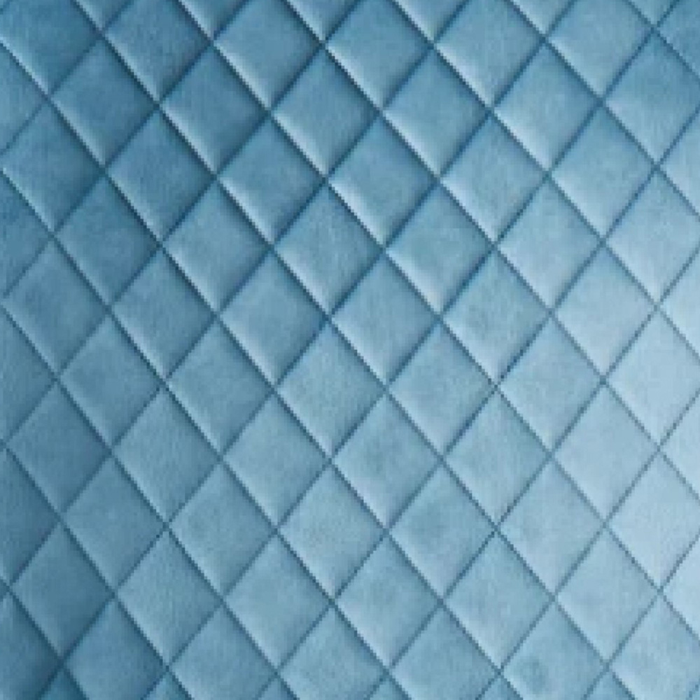 Lexi Set of 4 Light Blue Velvet Fabric Dining Chairs Image 5