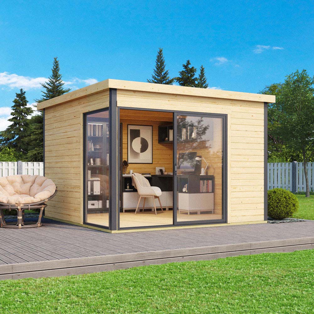 Norland Domeo 1 10.5 x 10.5ft Pent Garden Cabin Image 2