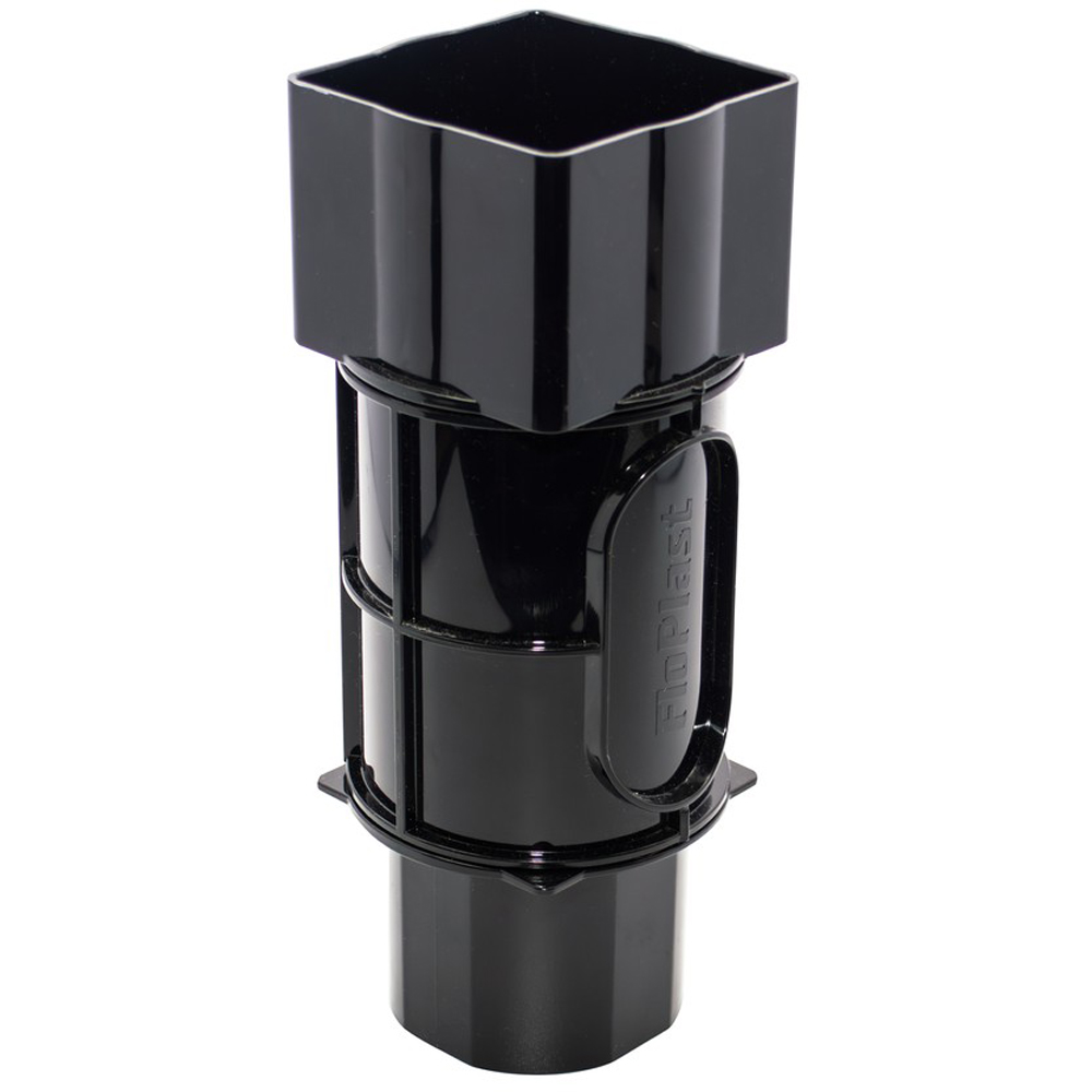 FloPlast Universal Downpipe Access Pipe Black 65/68mm Image 2