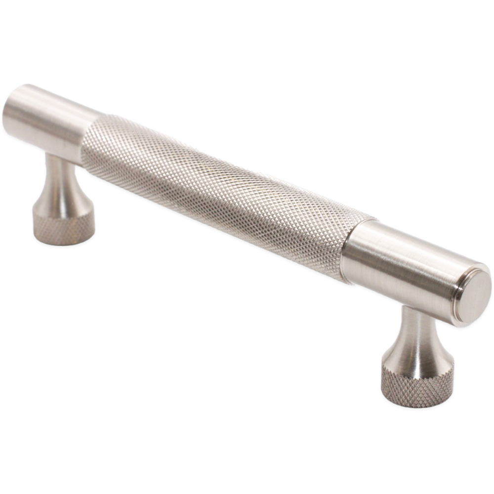 Spira Brass Satin Silver Knurled Bar Handle 260mm Image 3