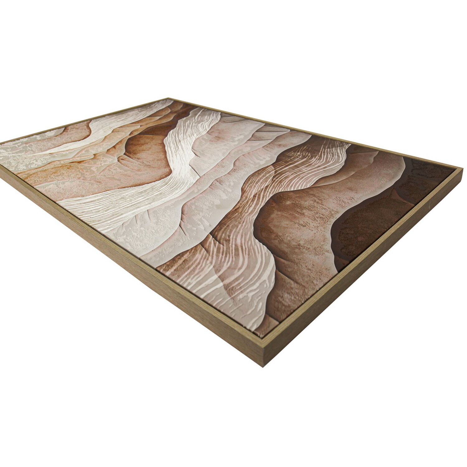 Canyon Texture Framed Wall Art Neutral Image 3