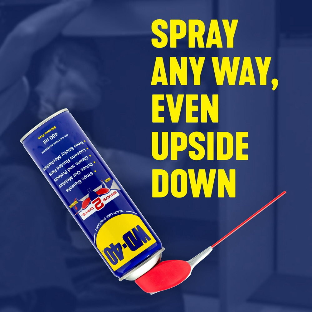 WD-40 Multi-Use Lubricant Smart Straw Spray 450ml 3 Pack Image 6