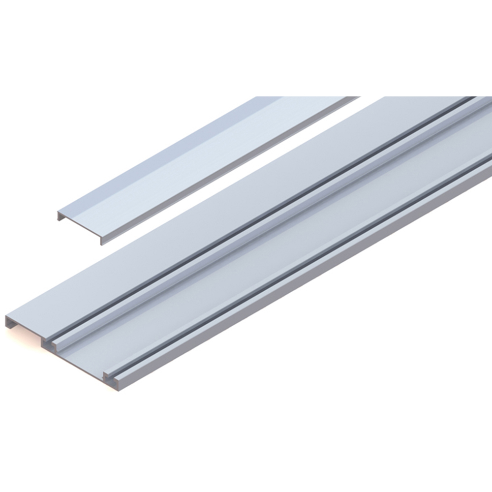 Coburn Celantur 50 2 Door Sliding Cupboard Track Fixing Kit 3m Image 3