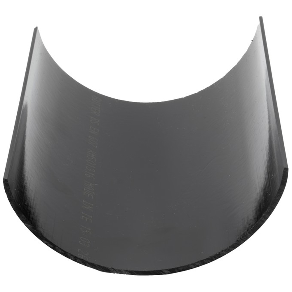 FloPlast Half Round Gutter Black 112mm x 2m Image 2