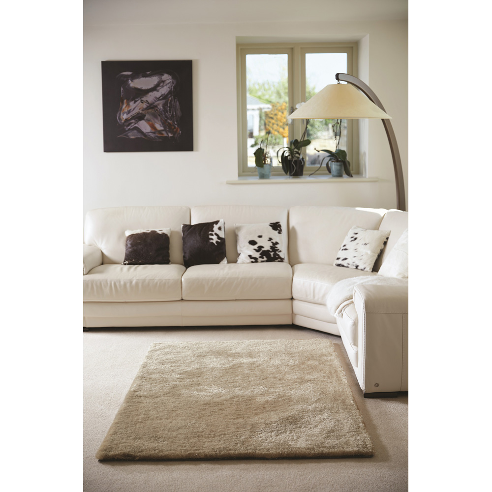 Origins Champagne Glamour and Shimmer Rug 120 x 170cm Image 5