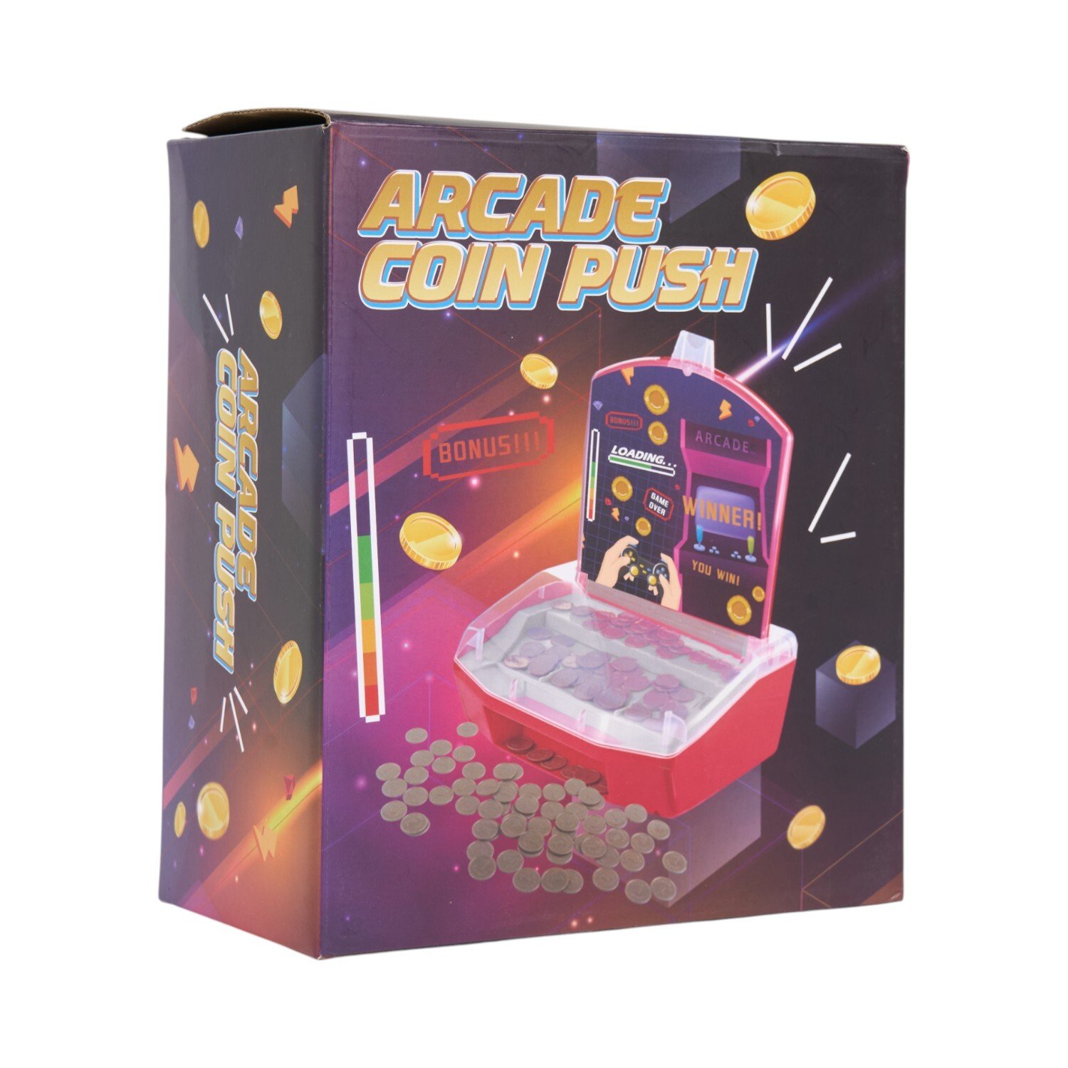 Arcade Coin Push Red Image 2