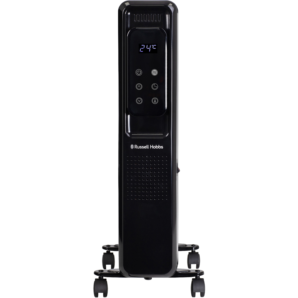 Russell Hobbs Black 9-Fin Digital Touch Control Oil Filled Radiator 2000W Image 2