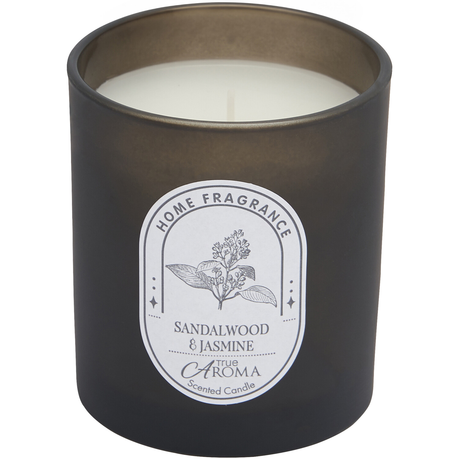 Sandalwood & Jasmine Candle - Black Image 2