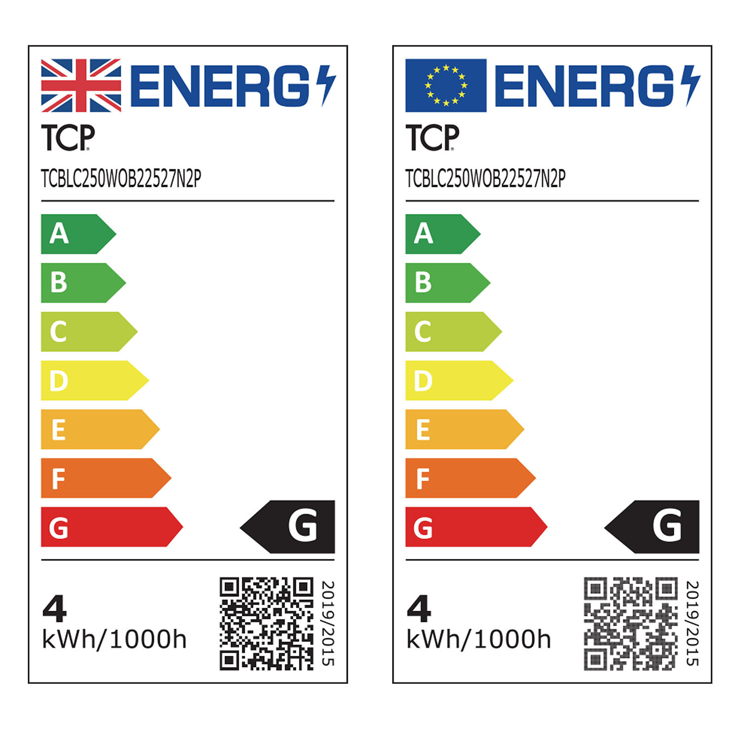 TCP LED Candle 250L B22 Warm White Bulbs - Warm White Image 4