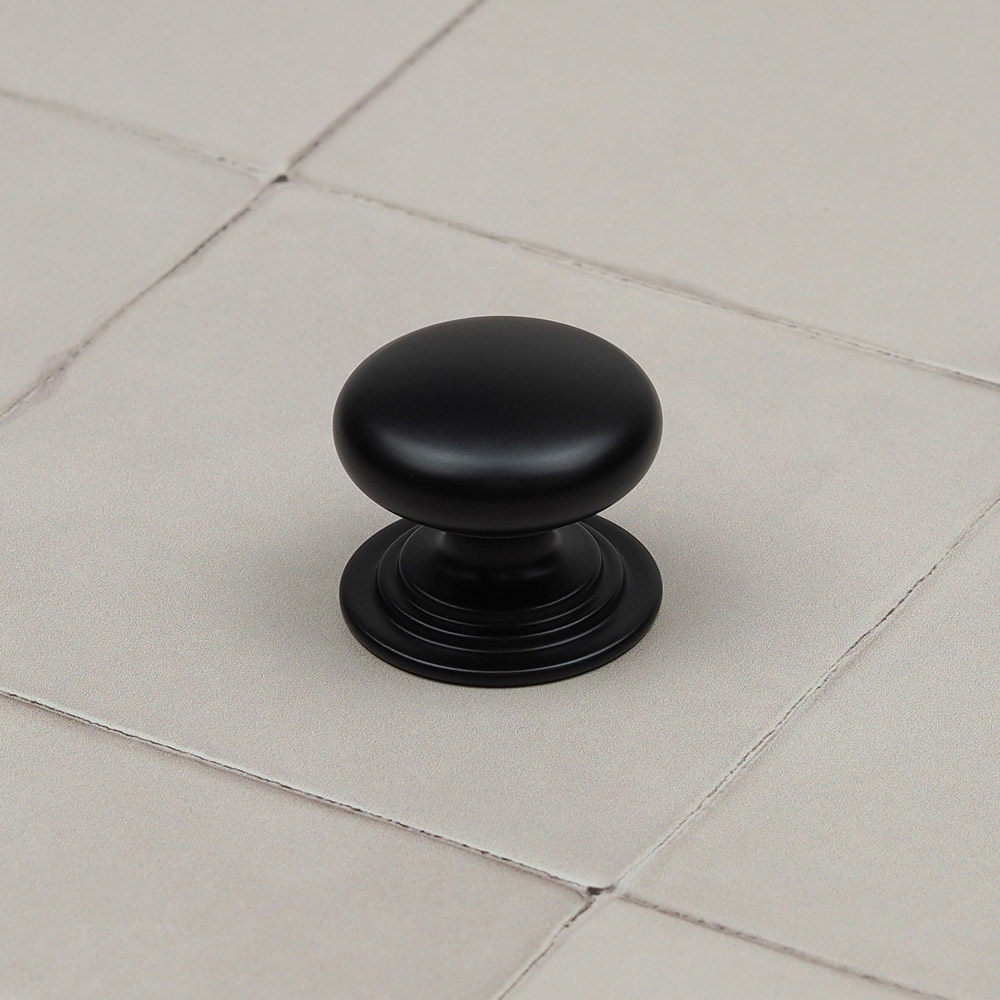 Handle & Home Matt Black Knob 38mm Image 2
