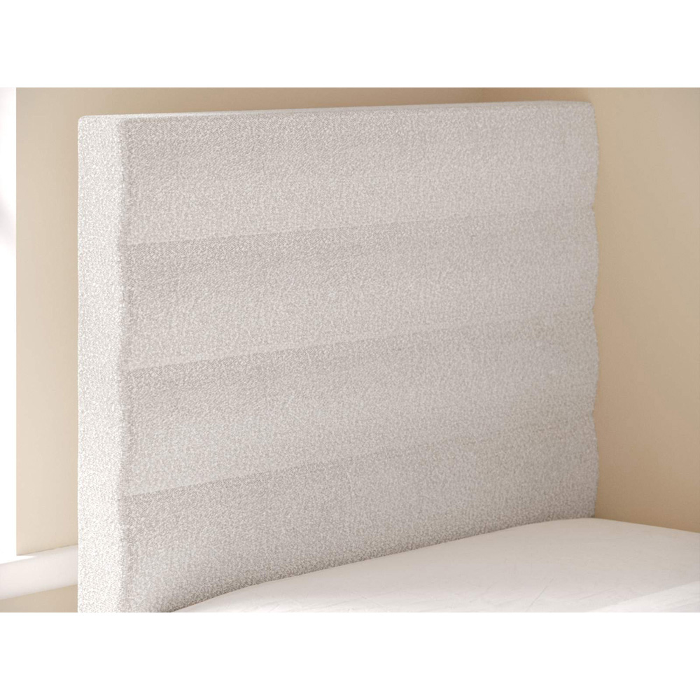 Flair Ari Single Beige Boucle Bed with Trundle Image 4