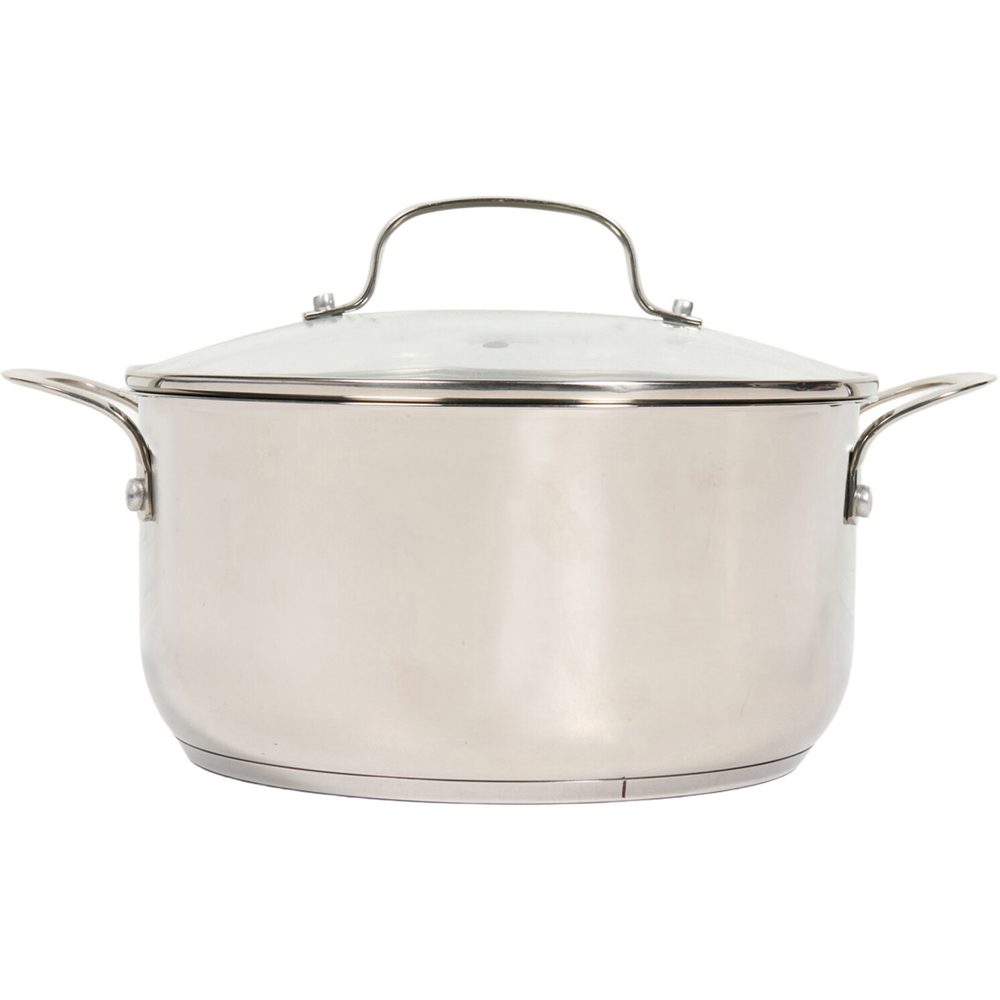 Aluminium Stock Pot with Glass Lid Image 2