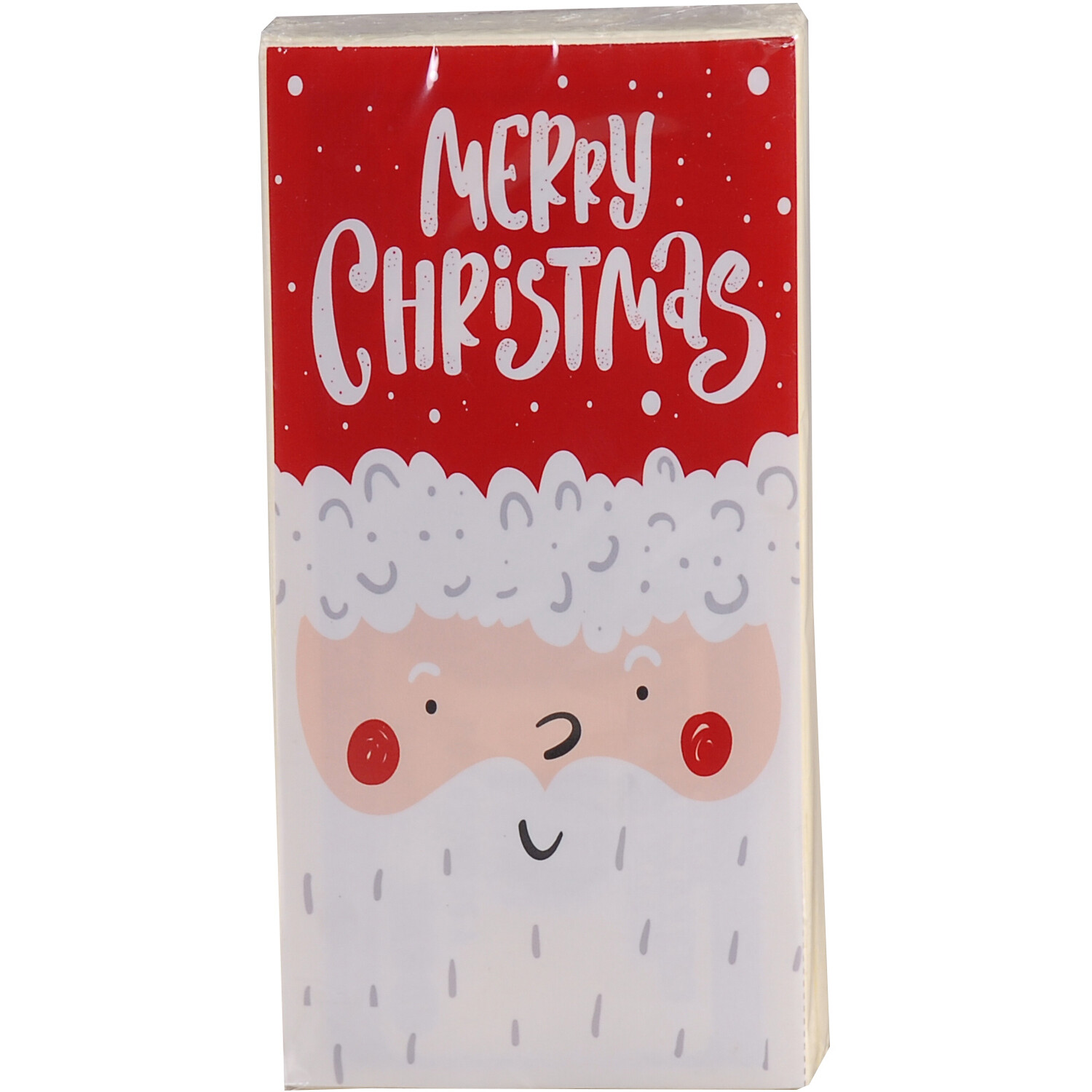 Set of 12 Novelty Christmas Napkins Multicolour Image 1