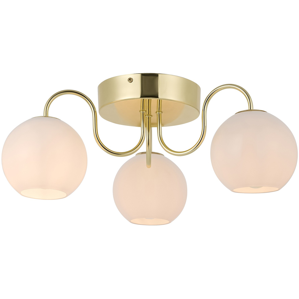 Nordlux Franca Brass Ceiling Light Image 3