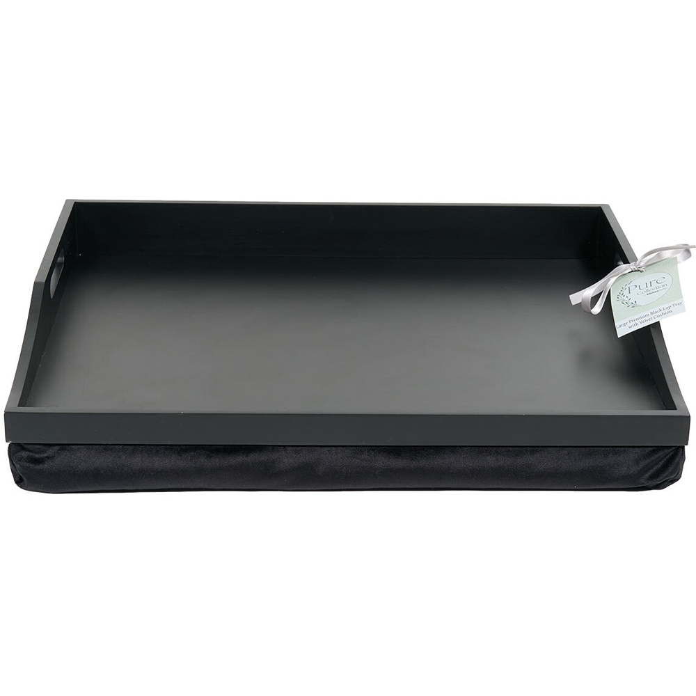 Large Premium Lap Tray Black Image 4