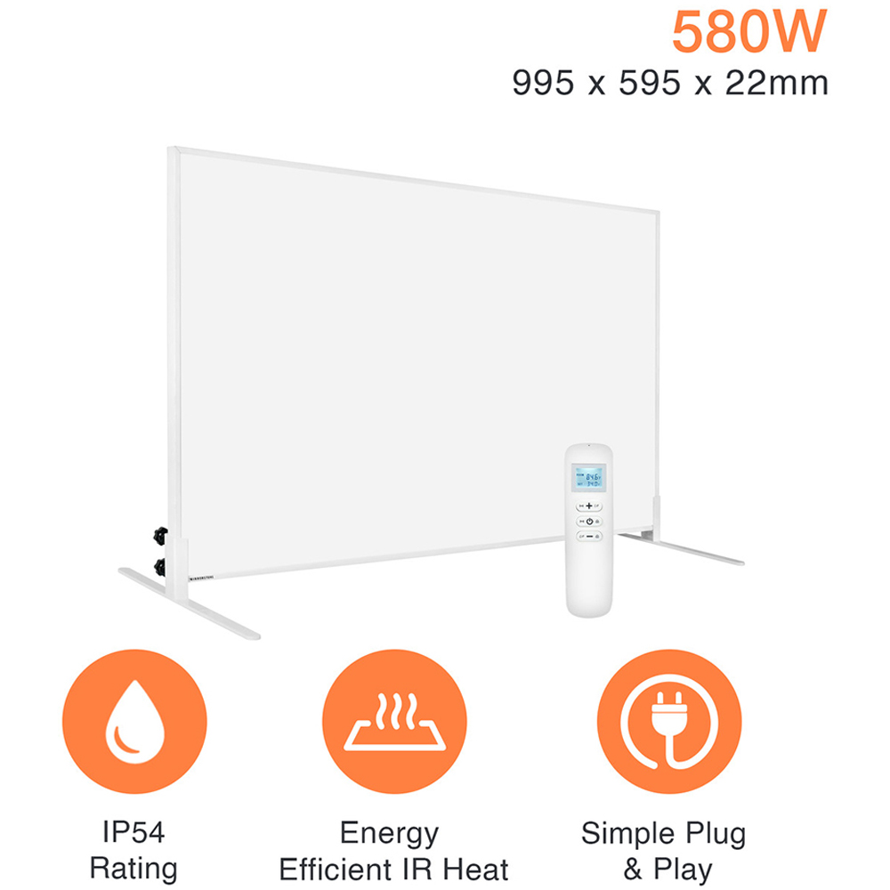 Mirrorstone Nexus Portable WiFi Infrared Heating Panel 580W Image 7