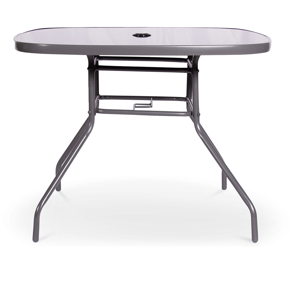 Royalcraft Rio 4 Seater Recliner Dining Set Black Image 8