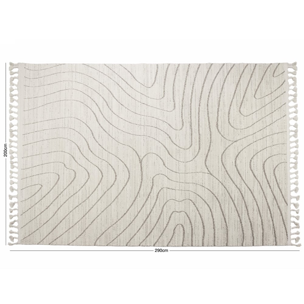 Esselle Home Arctic Contour Natural and Mink Rug 200 x 290cm Image 7
