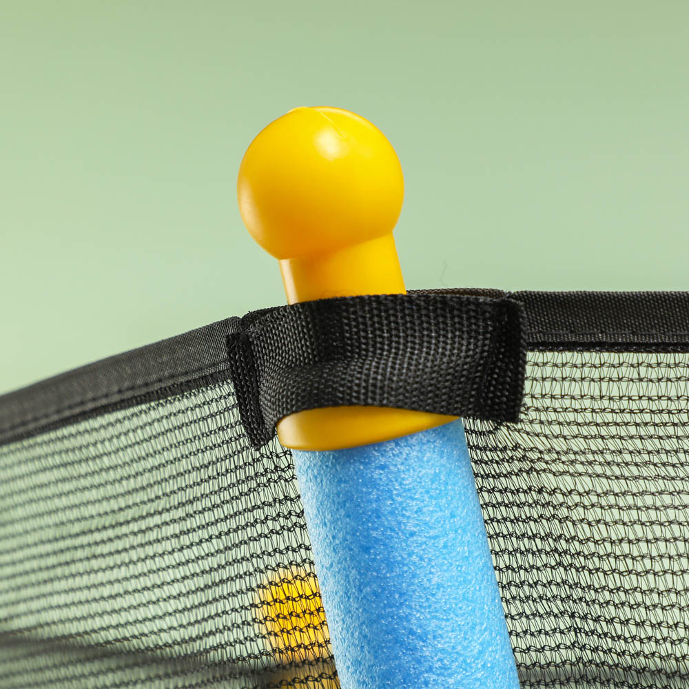 HOMCOM Kids 5.4ft Blue Trampoline with Enclosure Image 3