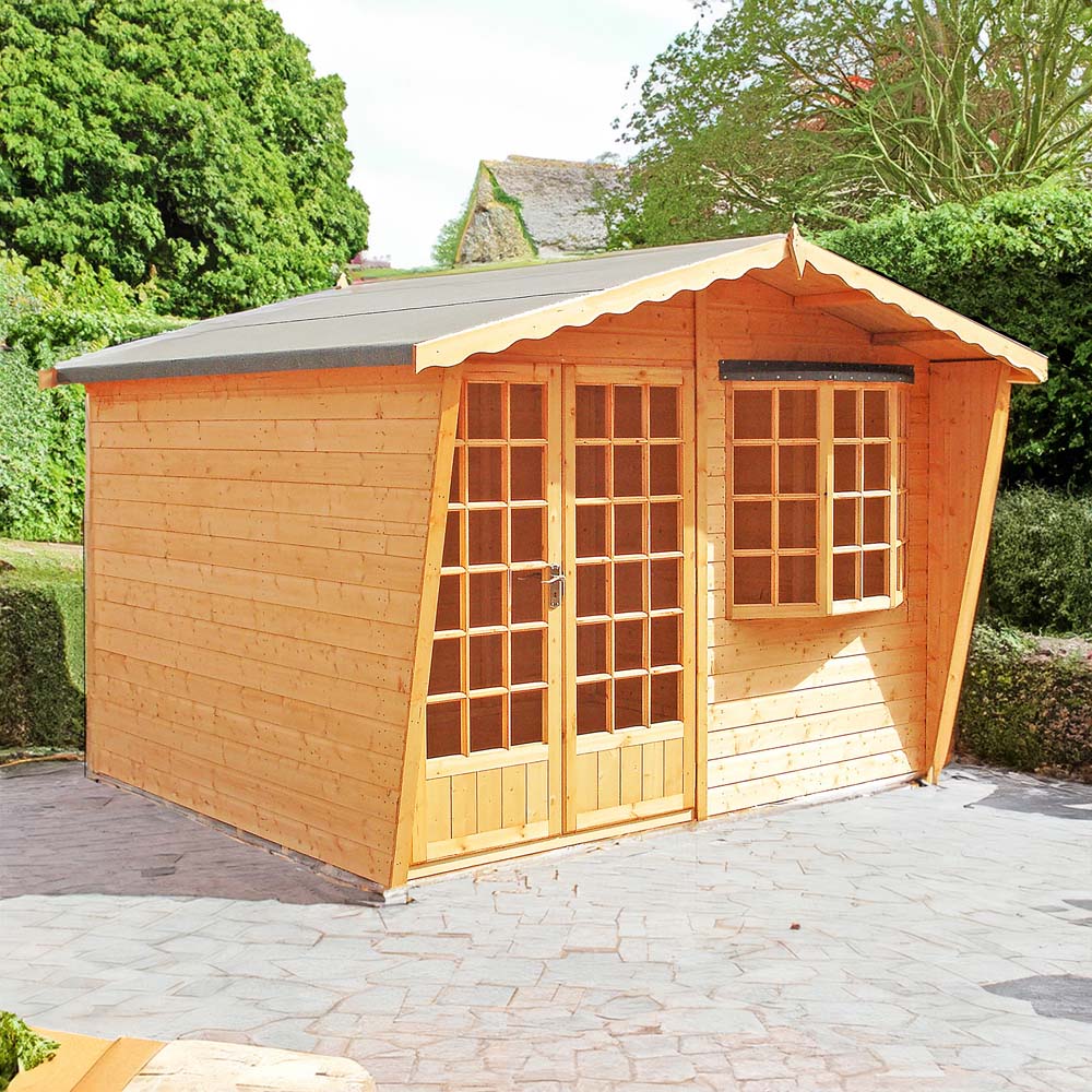 Shire Sandringham 10 x 10ft Shiplap Style D Summerhouse Image 2